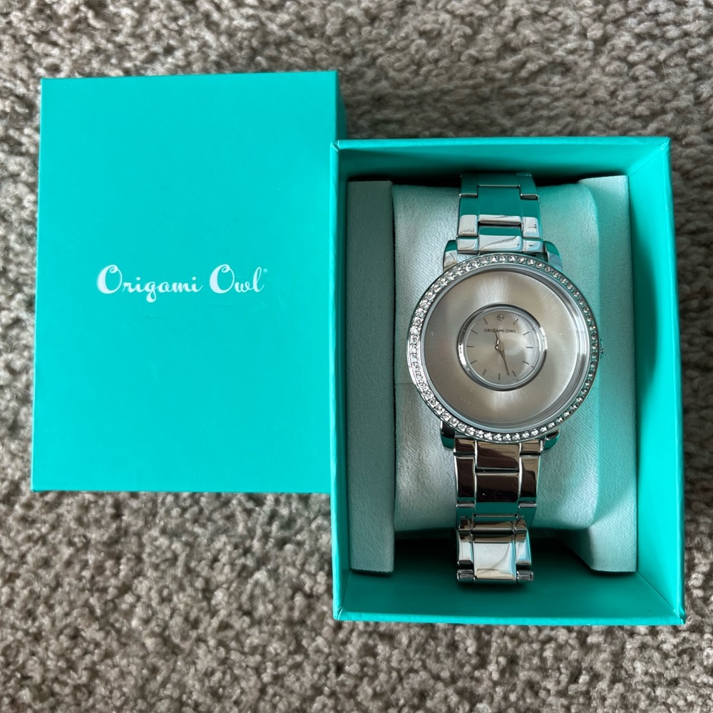Origami owl charm watch